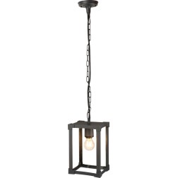 43207 LAMPARA COLGANTE NEGRA TAMON C 1xE27 LEDESMA