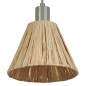 838154 LAMPARA COLGANTE RAFIA VERDE 1xE27 RAFFIA DECOR LEDVANCE