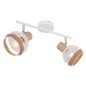 54021-2 REGLETA 2 FOCOS BLANCO ARENA 2xE27 40W 230V WIDY GLOBO