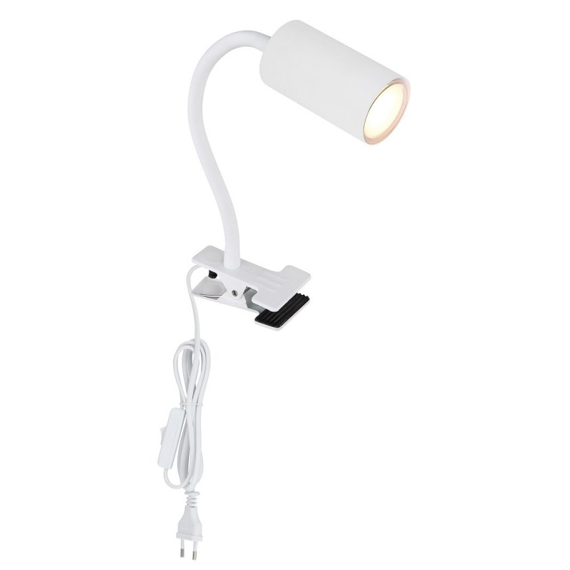 57911KW APLIQUE FOCO PARED PINZA ENCHUFABLE 1xGU10 25W 230V BLANCO ROBBY GLOBO 57911KW APLIQUE FOCO PARED PINZA ENCHUFABLE 1xGU10 25W 230V BLANCO ROBBY GLOBO