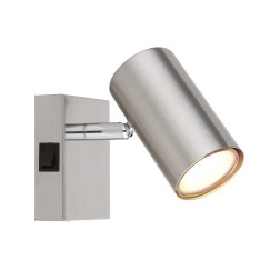 57911-1 FOCO METAL 1xGU10 25W 230V NIQUEL ROBBY GLOBO