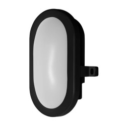271647 APLIQUE LED EXTERIOR OVAL 6W 4000K NEGRO BULKHEAD LEDVANCE