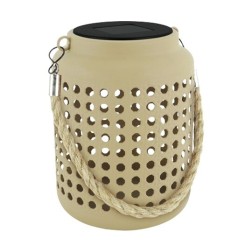 04616 LAMPARA SOLAR JARRON BEIGE STRÜHM