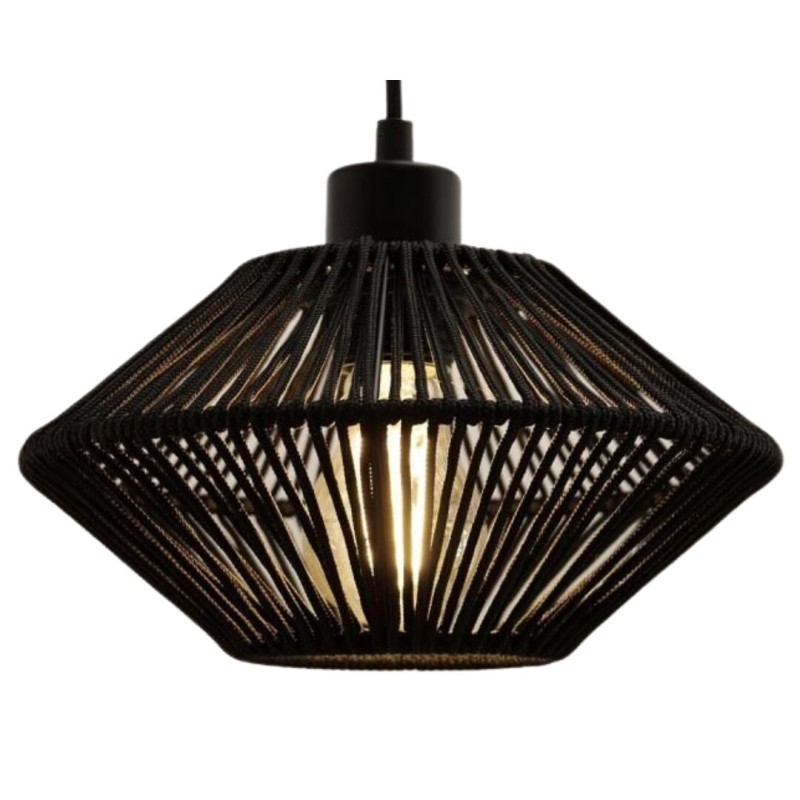 10502 LAMPARA COLGANTE CORDON SEDA NEGRO 400mm E27 40W LAOS JUERIC 10502 LAMPARA COLGANTE CORDON SEDA NEGRO 400mm E27 40W LAOS JUERIC