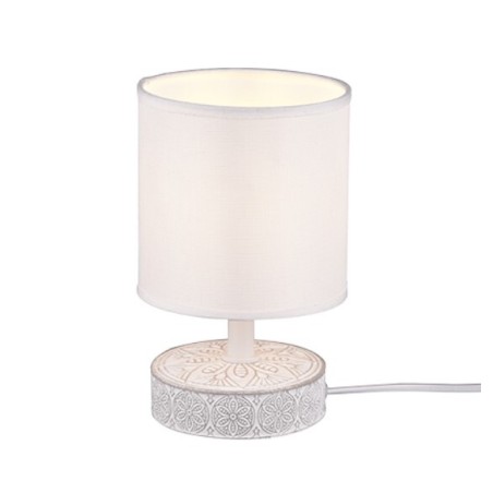 R50980101 LAMPARA SOBREMESA CERAMICA 1xE14 IP20 BLANCO MARIE TRIO