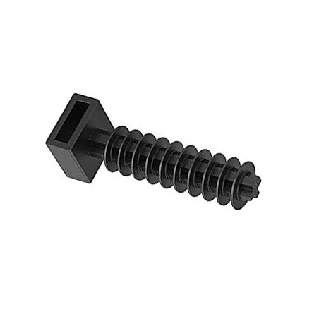 21160 100ud TACOS NEGROS PARA BRIDAS Ø8mm LAPAFIL