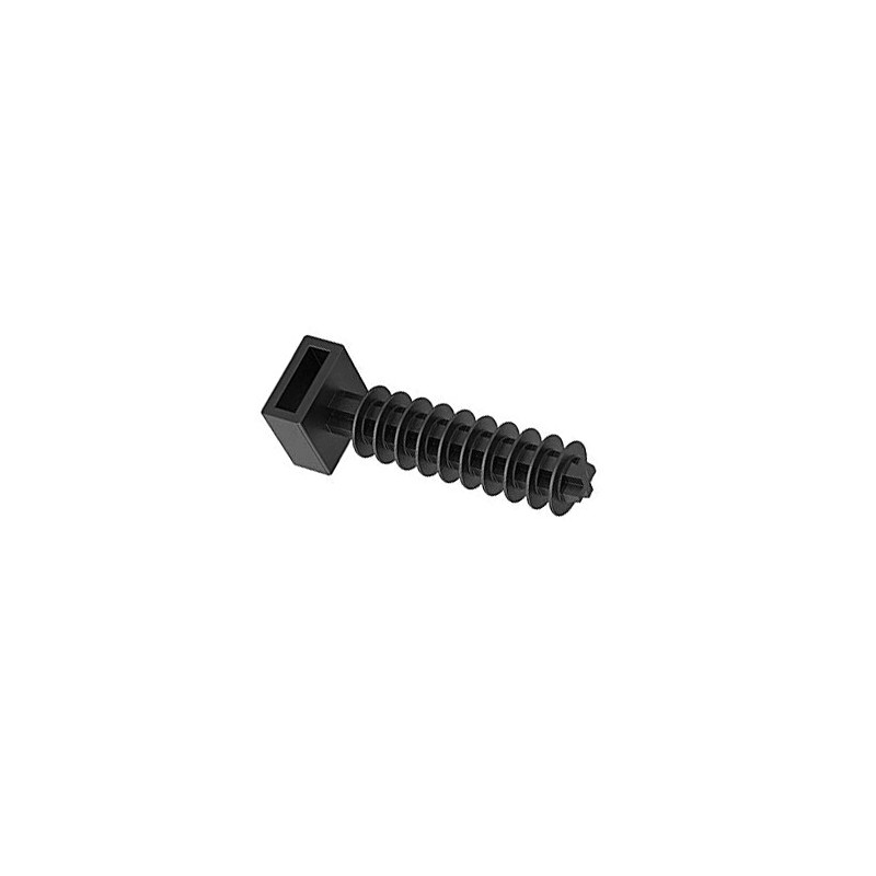 21165 100ud TACOS NEGROS PARA BRIDAS Ø6mm 21165 100ud TACOS NEGROS PARA BRIDAS Ø6mm