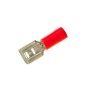 RTFR4 100ud TERMINAL HEMBRA ROJO 18,7 mm- P-MACHO 4,8 x 0,8 COPAIN