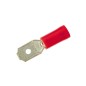 RTLFR 100ud TERMINAL LENGUETA AISLADA ROJA P-HEMBRA 6,3x0,8 COPAIN