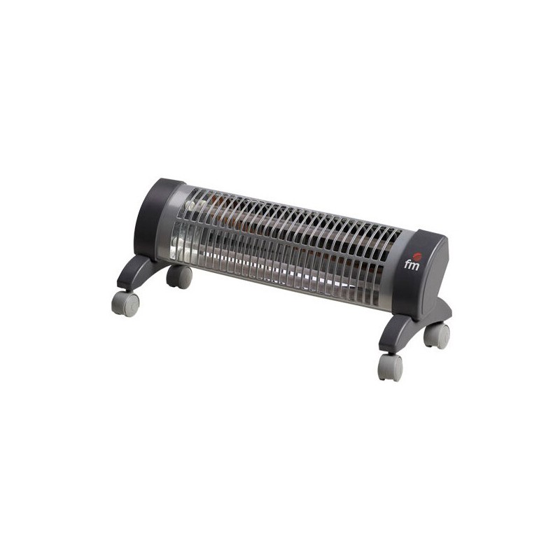 2302-R ESTUFA CUARZO CON RUEDAS 1200W FM