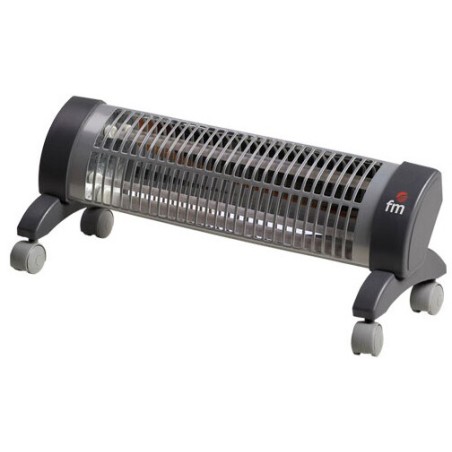 2302-R ESTUFA CUARZO CON RUEDAS 1200W FM