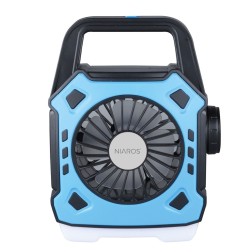 201810004 VENTILADOR DE CAMPING CON LINTERNA LED 180Lm STAWELL NIAROS