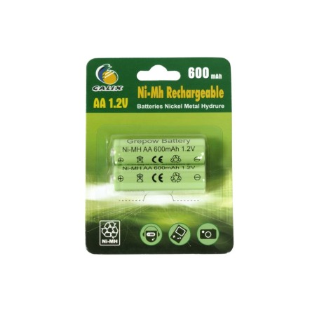 NI-MH 900-2 BL 2u PILA RECARGABLE AA 900mAh 1,2V GALIX