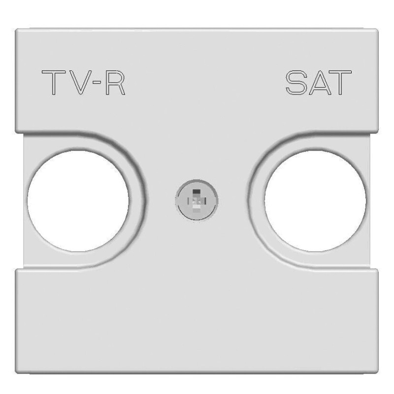 N2250-1BL TAPA TV TV-R-SAT 2 MODULOS ZENIT NIESSEN