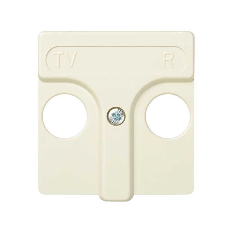 27097-34 TAPA TOMA R-TV+SAT BL-NIEVE