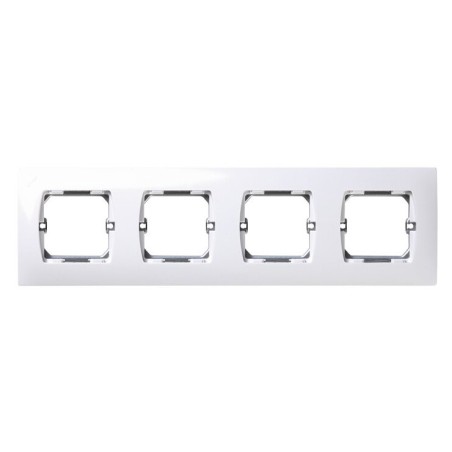 27640-65 PLACA 4 MODULOS ANCHOS BLANCA