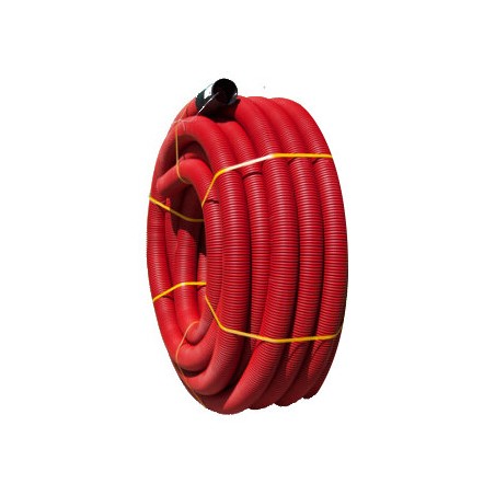 126100063 50m TUBO CANALIZACION ELECTRICA ULTRA-TP I LIGERO ROJO ø63mm