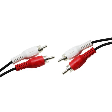 37-010-2-BP CABLE AUDIO 2 METROS 2RCA + 2RCA