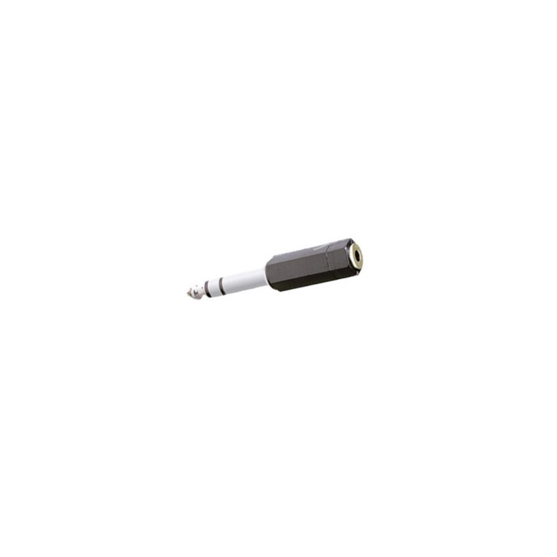 13-350 ADAPTADOR AUDIO 6,3mm A HEMBRA 3,5mm
