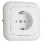36-530-B BASE SCHUKO EMPOTRABLE BLANCO