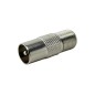 19-515 CONECTOR "F" HEMBRA A TV MACHO DH