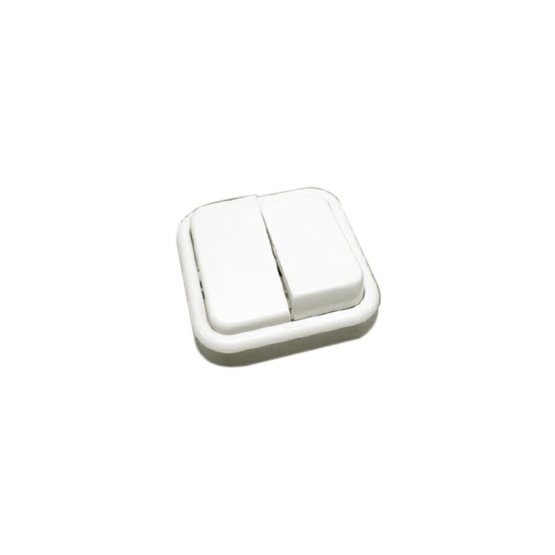 20-300-01-2 INTERRUPTOR DOBLE MARFIL SERIE KRISTAL