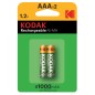 30954021 BL 2u PILA RECARGABLE KODAK AAA 1000mAh
