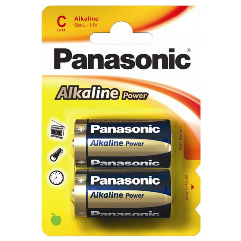 2X PILA ALKALINE POWER PANASONIC LR14 C 1-5V 2X PILA ALKALINE POWER PANASONIC LR14 C 1-5V