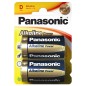 2X PILA ALKALINE POWER PANASONIC LR20 D 1-5V