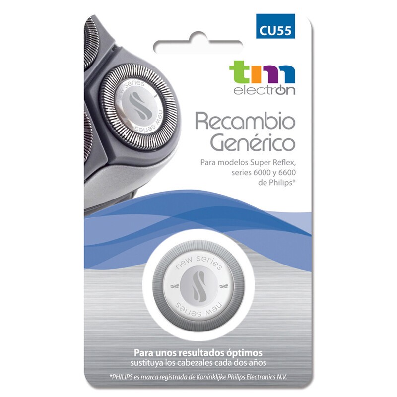 CU55 -BL-1 CABEZALES AFEITADORA EQUIVALENTE A HQ55