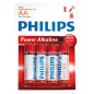 4 x PILA ALCALINA LR06 AA PHILIPS
