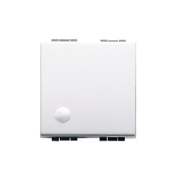 C4001L-2 INTERRUPTOR 16A 2 MODULOS BLANCO LUNA