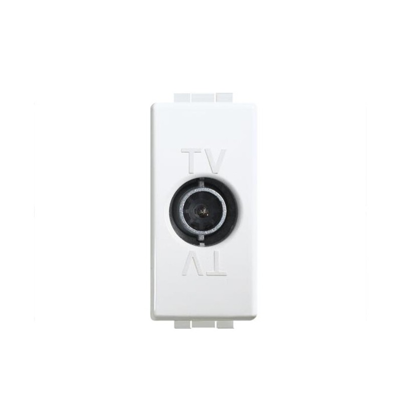 C4202CD BASE TV-SAT FINAL 1 MODULO BLANCO LUNA