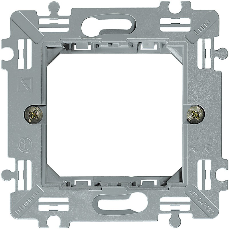 C4702G SOPORTE 2 MODULOS CON GARRAS LUNA