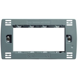 C4704 SOPORTE RECTANGULAR 4 MODULOS LUNA