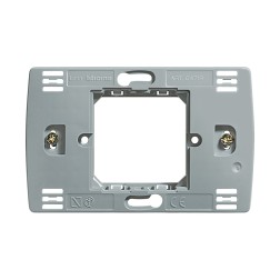 C4719 SOPORTE RECTANGULAR 2 MODULOS LUNA