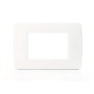 C4803BN PLACA 3 MODULOS BLANCO LUNA