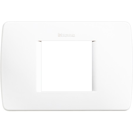 C4819BN PLACA 2 MODULOS BLANCO LUNA