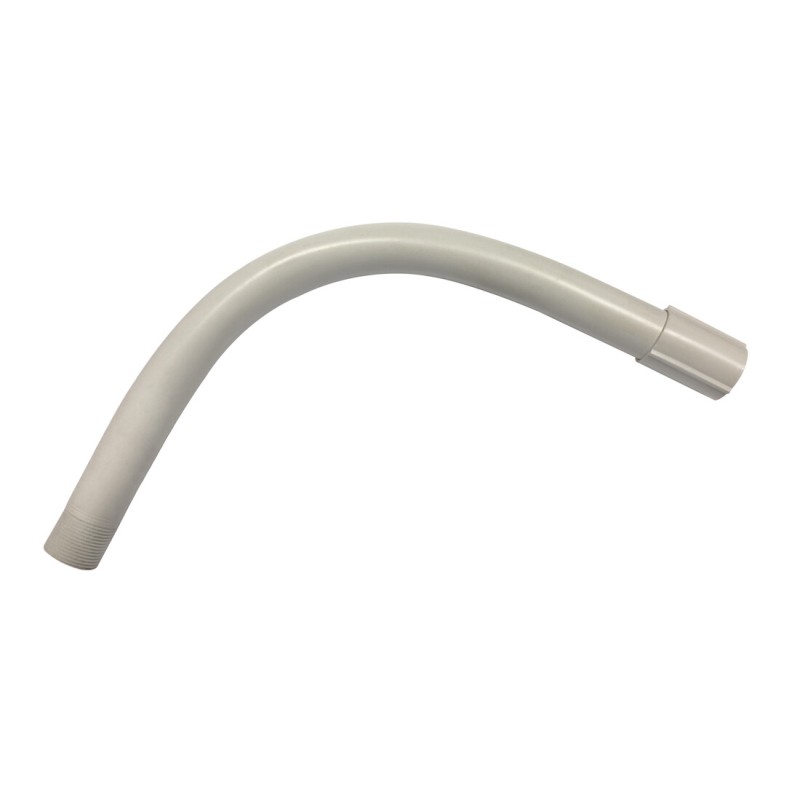 065600025 TUBO RIGIDO CURVO ROSCADO M-25 GRIS TUPERSA