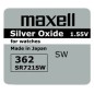 362 PILA MAXELL BOTON OXIDO DE PLATA RELOJ SR721SW