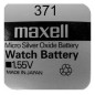 371 PILA MAXELL BOTON OXIDO DE PLATA RELOJ SR920SW